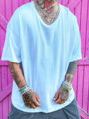 T-shirt Collo Largo White
