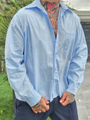 Camicia Taglio Vivo Sky
