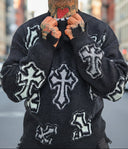 Maglione More Cross Black