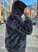 Giacca Pelliccia Double Face Black