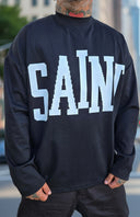T-Shirt Long Sleeve Saint Black