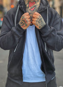 Felpa Zip Yldiz Black