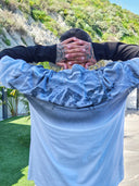 T-Shirt Raglan Curse Fumè White