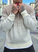 Maglione Bicolor Beige/Cream