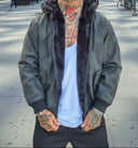 Giacca Pelliccia Double Face Black