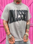 T-Shirt Blessed Grey