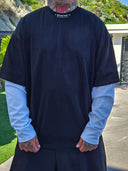 T-Shirt Raglan Vibes Black