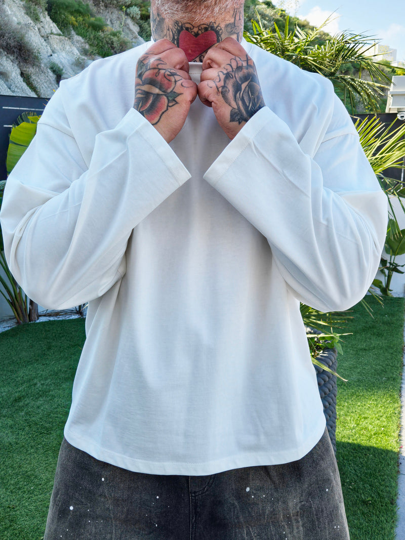 T-Shirt Big Over Plus White