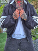 Giacca No Wind Stripe Black