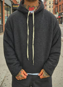 Felpa Teddy Double Face Kinder/Black