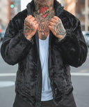 Pelliccia Kane Double Face Total Black