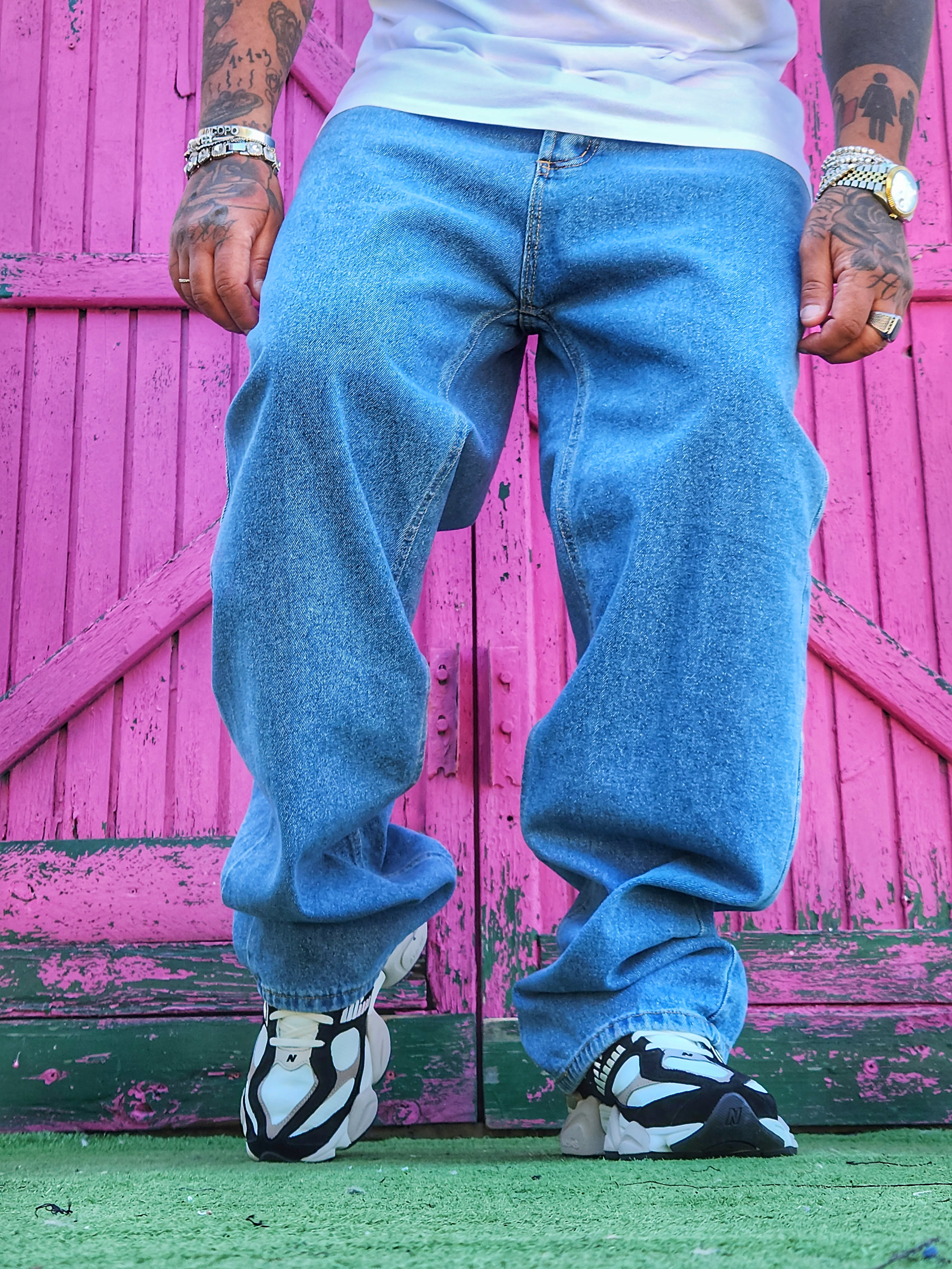 Jeans Flare Blu
