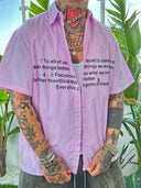 Camicia Don't Care Pink