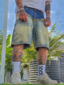 Bermuda Jeans Double Pocket