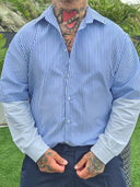 Camicia Raglan Blu