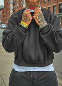 Felpa Girocollo Cropped