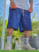 Bermuda Jeans Havertz Scuro