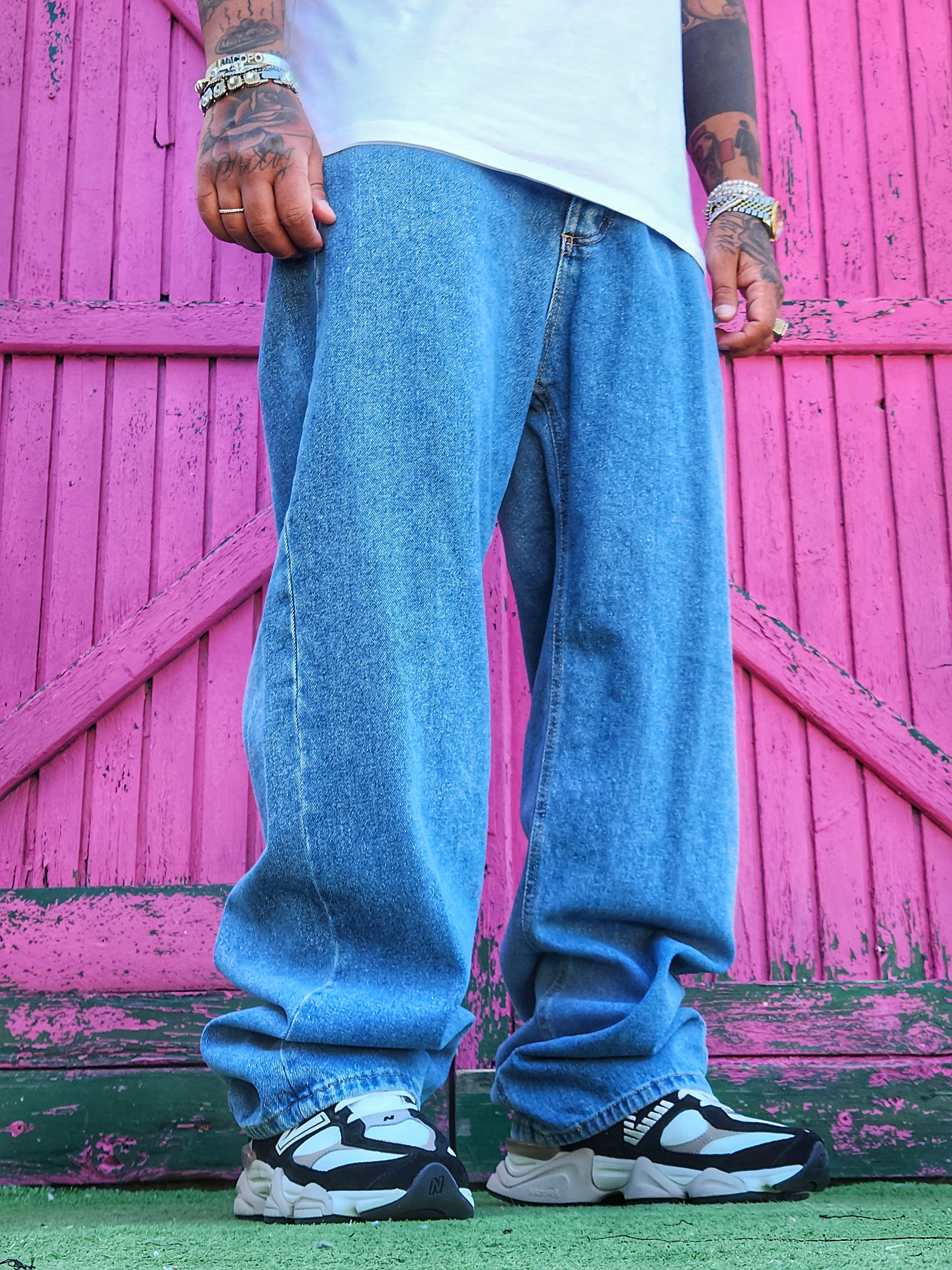 Jeans Flare Blu