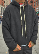 Felpa Teddy Double Face Kinder/Black