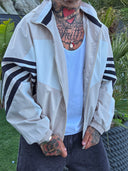 Giacca No Wind Stripe Beige