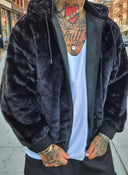 Giacca Pelliccia Double Face Black