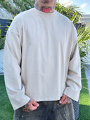 T-Shirt Big Over Plus Beige