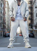 Completo Tuta Zip Grey