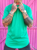 T-Shirt Arrotondata Flag Green