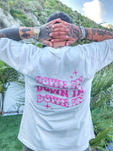 T-Shirt Down In White