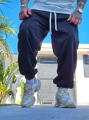 Pantalone Tuta Baloon Garzato Black