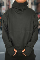 Felpa Theo Collo Alto Black