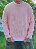 Maglione Sfrangiato Pink
