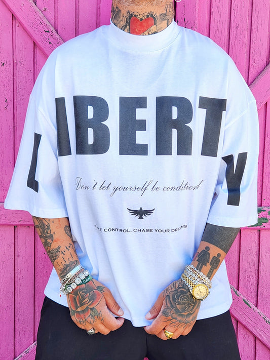 T-shirt Liberty White