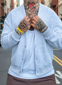 Cardigan Felpato Seattle Grey