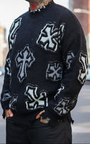 Maglione More Cross Black