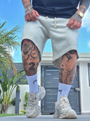 Bermuda Tuta Buttons Beige