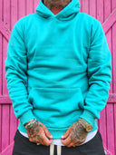 Felpa Regular Fit Turchese