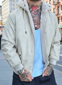 Giacca Pelliccia Double Face Beige