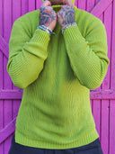 Maglione Over Apple Green