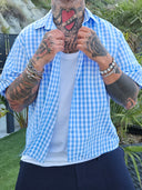 Camicia Quadri Sky