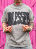 T-Shirt Blessed Grey