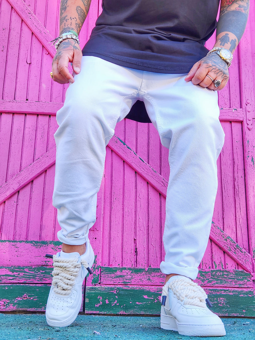 Jeans Skinny White