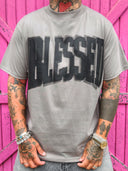 T-Shirt Blessed Grey