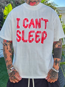 T-Shirt Can't Sleep White