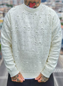 Maglione Traforato Cream