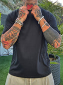T-Shirt Filo Di Scozia Black