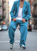 Completo Over Deluxe Petrolio