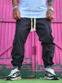 Pantalone Cargo Raja Black