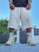 Bermuda Jeans Davis White