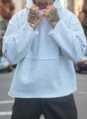 Felpa Taglio Vivo Grey